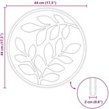  Kamen za hodanje 6 pcs Crvena Ø 44 x 2 cm Guma - Crvena | shoptok.hr