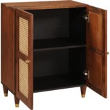 vidaXL Smeđa 60 x 33 x 75 cm Čvrsto drvo manga | shoptok.hr