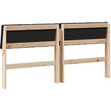  Tapecirani uzglavlje Crna 160 cm Čvrsto borovo drvo | shoptok.hr