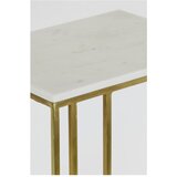 Light & Living Stranska mizica z mizno ploščo v marmornem dekorju 31x41 cm Roshan – | Shoptok.si