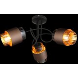 Globo 15560-3DC - Plafonski luster MILLEY 3xE27/40W/230V crna/brončana | Eponuda.com
