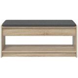  Haldna klop z blazino s polico Sonoma hrast 103 x 38 x 45 cm, (5000155675) | Shoptok.si