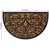  Otirač poluokrugli 45 x 75 cm od gume i kokosovih vlakana | shoptok.hr