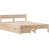  Okvir kreveta bez madraca 135 x 190 cm od masivne borovine | shoptok.hr