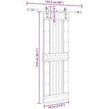  Klizna vrata NARVIK 70 x 210 cm (152,5 cm) Prirodna i crna | shoptok.hr
