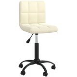  Okretna Radna stolica - Uredska stolica krem baršunasta - Krema 1 | shoptok.hr
