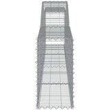  Lučne gabionske košare 9 kom 400x30x60/80 cm pocinčano željezo | shoptok.hr