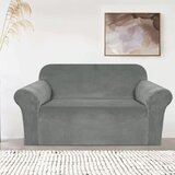  Rastegljiva navlaka Velvet-dvosed 140x180cm siva Cene