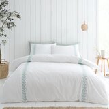 Bianca Bela bombažna posteljnina za zakonsko posteljo/podaljšana 230x220 cm Embroidery Leaf – | Shoptok.si