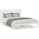  Dugi okvir kreveta bez madraca bijeli 160 x 220 cm masivno drvo | shoptok.hr