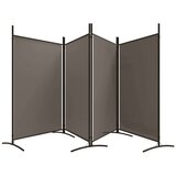 Sobna Paravan 4-delni antracitna 346x180 cm blago, (20594889) | Shoptok.si