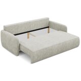 Makamii Krem sklopiva/s prostorom za odlaganje sofa od šenila 218 cm Lilo – | shoptok.hr