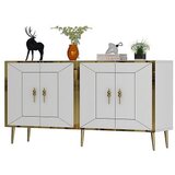 Hanah home komoda arno KB150 white gold | ePonuda.com