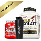 Amix Paket za Kompletne Rezultate - Creatine Monohydrate + Whey Isolate + Shaker | ePonuda.com