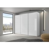 Mömax Omara Z Drsnimi Vrati Lago, Bela, Visoki Sijaj, Š. 300 Cm | Shoptok.si