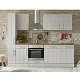 Respekta Premium Kuhinjski komplet (Širina: 250 cm, S električnim uređajima, Imitacija bijelog ariša) Cijene
