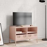 TV ormarić ružičasti 68 x 39 x 43,5 cm hladno valjani čelik | Eponuda.com