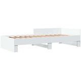 vidaXL Okvir za krevet bijeli 75x190 cm konstruirano drvo | shoptok.hr
