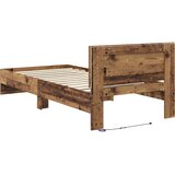  Krevetna konstrukcija Staro drvo 100 x 200 cm Konstruirano drvo | shoptok.hr