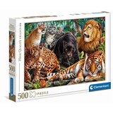 Clementoni divje mačke sestavljanka/puzzle, 500 kosov | Shoptok.si