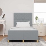  Krevetna konstrukcija Svjetlosiva 120 x 190 cm tkanina | Eponuda.com