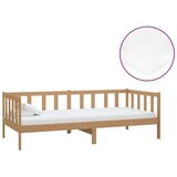  Dnevni ležaj s madracem 90x200 cm boja meda od masivne borovine | shoptok.hr