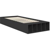  Okvir za krevet Crna 90 x 190 cm Konstruirano drvo - Crna 90 x 190 cm | shoptok.hr