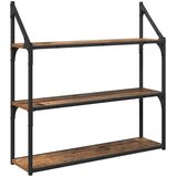  Polica na zidu Staro drvo 80 x 21 x 78,5 cm Konstruirano drvo | shoptok.hr