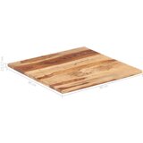 vidaXL Stolna ploča od masivnog drva šišama 25 - 27 mm 80 x 80 cm | shoptok.hr