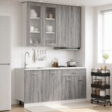  Kuhinjska jedinica LYON 4 kom. Siva Sonoma Konstruirano drvo | shoptok.hr