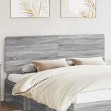 vidaXL Vzglavje z vzglavjem Siva Sonoma 180 cm Konstruiran les | Shoptok.si