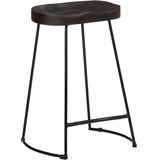vidaXL barski stolci 2 kom crni 45x40x62 cm masivnog drva manga | shoptok.hr