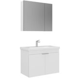 Hanah home Kupatilski ormarić sa umivaonikom i ogledalom (2 komada) Desna 80 948 | Eponuda.com
