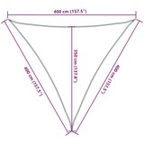 vidaXL Jedro protiv sunca svjetlosivo 4x4x4 m 100% poliestera Oxford | shoptok.hr
