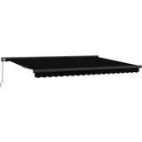 Tenda Crna 4 × 3 m Platno i Aluminij | shoptok.hr