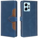 INORCO Skin-touch Shell za Xiaomi Redmi Note 12 4G slamnati ovitek za telefon PU usnjena torbica s stojalom, (22035999) | Shoptok.si
