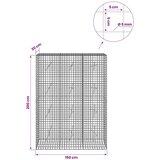  Gabion s žicom debljine 5 mm i mrežom 5x5 cm 150x20x200 cm - 20 cm 200 cm 150 cm | shoptok.hr