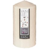 Atmosphera Sveća vanila vosak bela 7x14 cm (123304A)