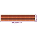 Balkonski zastor višebojni 75 x 400 cm HDPE | shoptok.hr