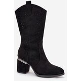 S. BARSKI Cut-out Cowboy Boots Mid-calf S.Barski | Shoptok.si