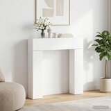  Okvir za kamin Bijela 102 x 18 x 100,5 cm Konstruirano drvo Cijene