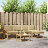  Set vanjskih sofa 6 kom. Bijela i bež | shoptok.hr
