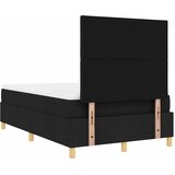  s opruga kutije s uzglavljem Crna 120 x 190 cm tkanina | shoptok.hr