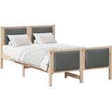  Konstrukcija postelje z vzglavjem Temno siva 120 x 200 cm blago, (5000084187) | Shoptok.si