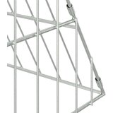 Kavez za piliće Srebrno 650 x 100 x 85 cm Cinkani čelik | shoptok.hr