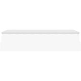vidaXL Otomanski posteljni okvir z vzmetnico bel 90x200 cm um. usnje | Shoptok.si