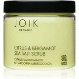 JOIK Organic citrus & bergamot sea salt scrub