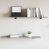 vidaXL Stenske police 4 kosi siva sonoma 100x20x1,5 cm inženirski les Cene