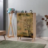 Komoda Multibox 80x127x36cm Hrast