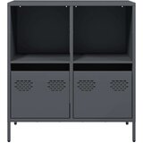 vidaXL Komoda antracit 68x39x73,5 cm od hladno valjanog čelika | shoptok.hr